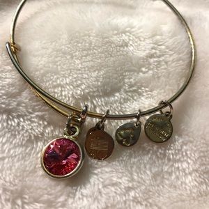 Alex and Ani goldtone birthstone bracelet October
